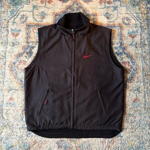 Vintage Nike Reversible Zip-up Fleece Vest Large